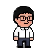白襯衫的 Gene